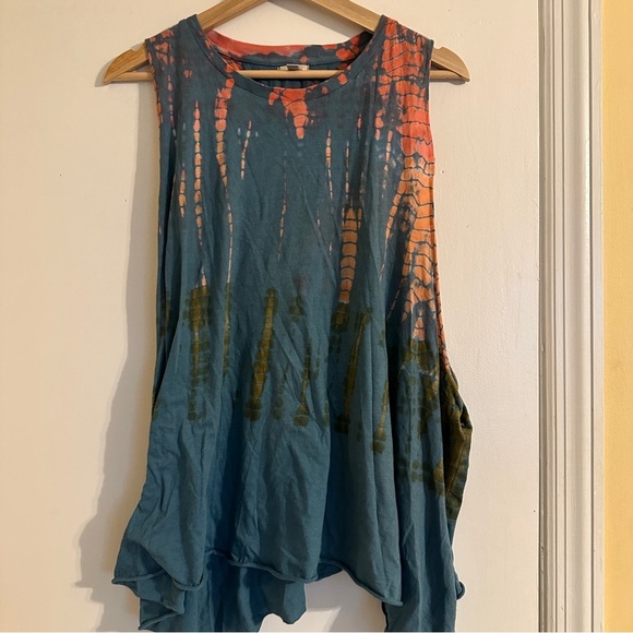 Ecote Urban Outfitters tank shirt oversized flowy tie dye - Picture 7 of 7